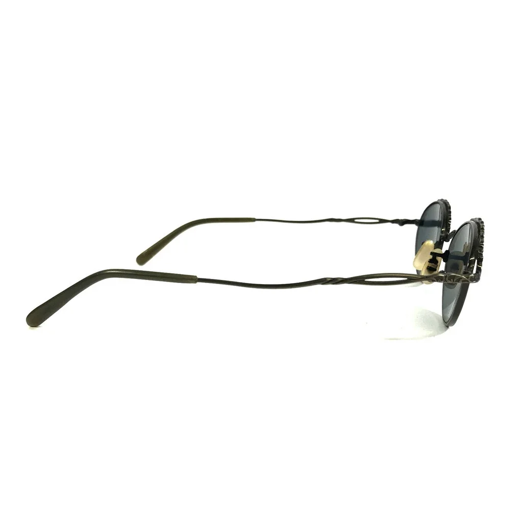 Vintage Oliver Peoples Sunglasses Karina BKC Gray Chrome w Gray Polarized Lenses